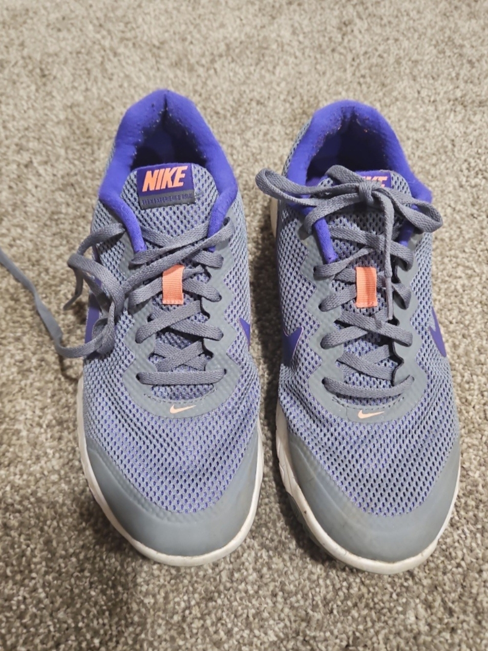 Nike Women’s Lightweight Running Sneakers - Purple/Gray